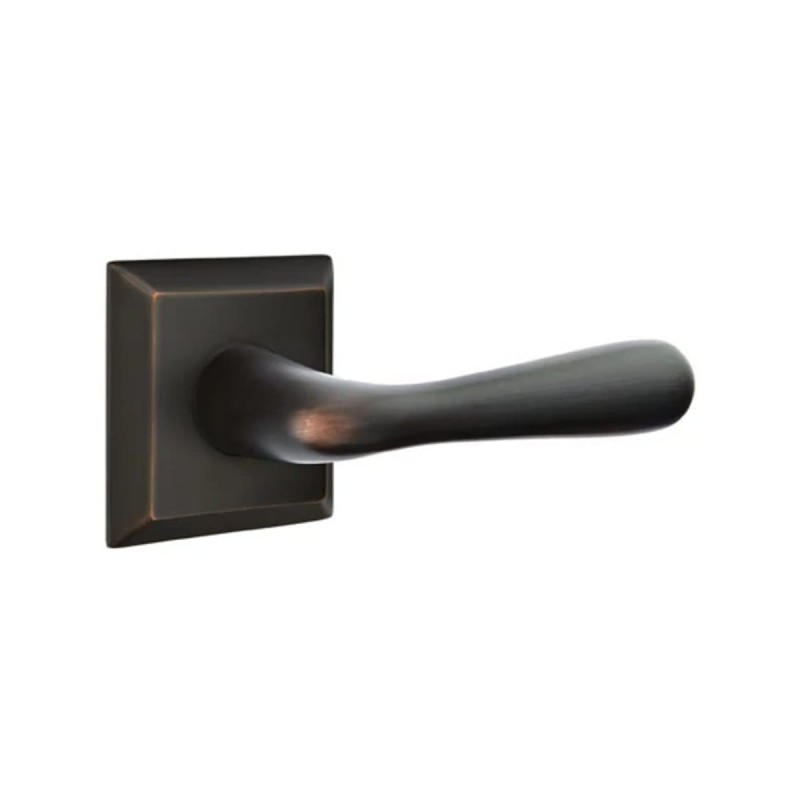 Emtek Basel Lever with Quincy Rosette