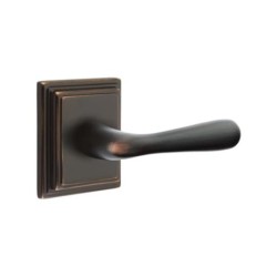 Emtek Basel Lever with Wilshire Rosette