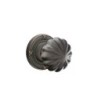 Emtek Melon Knob with Ribbon and Reed Rosette