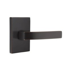 Emtek Breslin Lever with Modern Rectangular Rosette