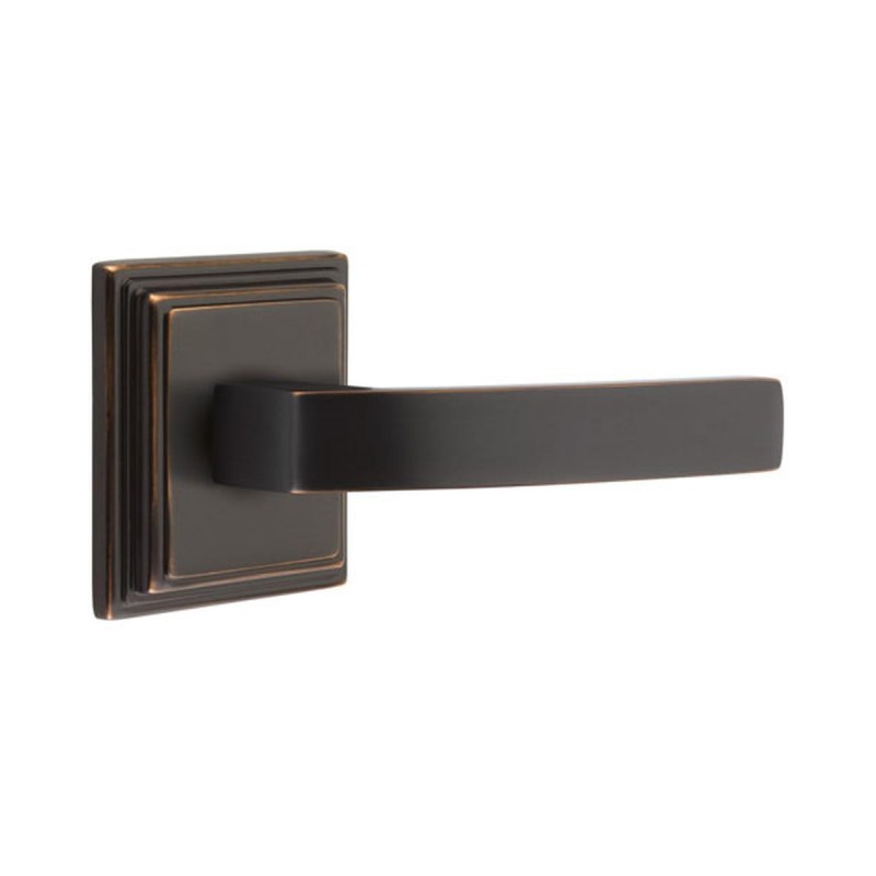 Emtek Breslin Lever with Wilshire Rosette