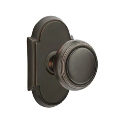 Emtek Norwich Knob with Style 8 Rosette