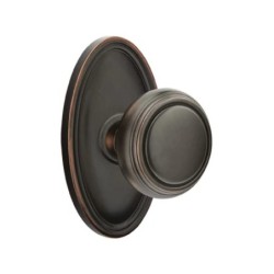 Emtek Norwich Knob with Oval Rosette