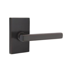 Emtek Freestone Lever with Modern Rectangular Rosette