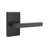 Emtek Freestone Lever with Modern Rectangular Rosette
