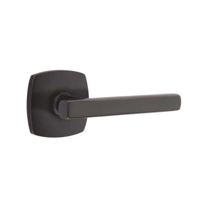 Emtek Freestone Lever with Urban Modern Rosette