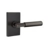 Emtek Myles Lever with Modern Rectangular Rosette
