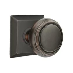 Emtek Norwich Knob with Quincy Rosette
