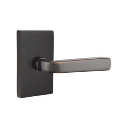 Emtek Sion Lever with Modern Rectangular Rosette