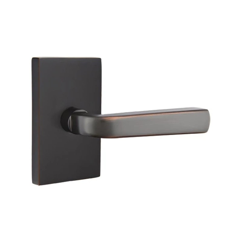 Emtek Sion Lever with Modern Rectangular Rosette