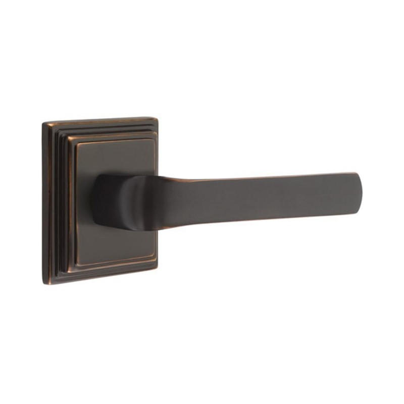 Emtek Spencer Lever with Wilshire Rosette