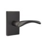 Emtek Triton Lever with Modern Rectangular Rosette