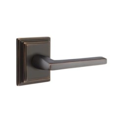 Emtek Helios Lever with Wilshire Rosette