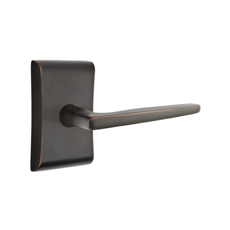 Emtek Hermes Lever with Neos Rosette