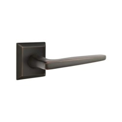 Emtek Hermes Lever with Quincy Rosette