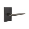 Emtek Hermes Lever with Modern Rectangular Rosette