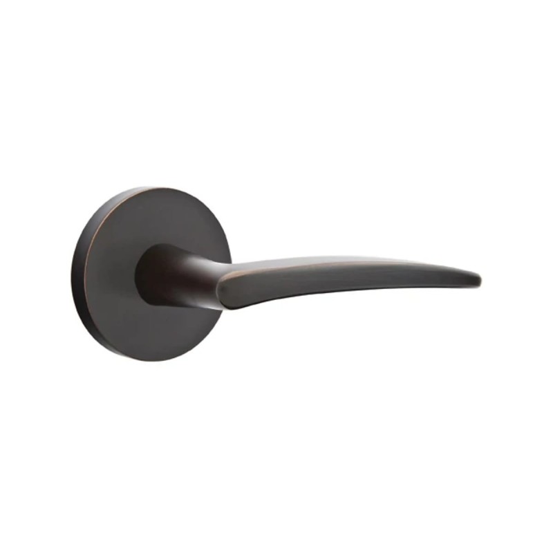 Emtek Poseidon Lever with Disk Rosette