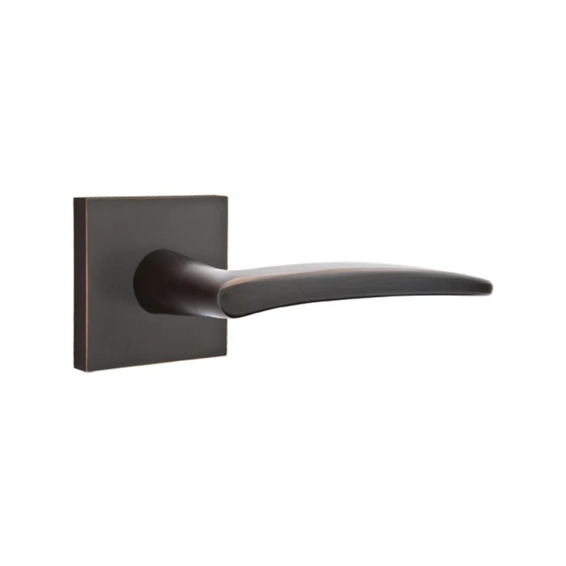 Emtek Poseidon Lever with Square Rosette
