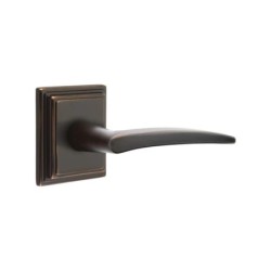 Emtek Poseidon Lever with Wilshire Rosette