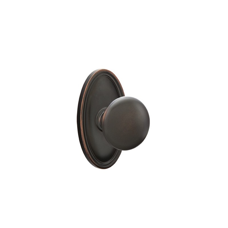 Emtek Providence Knob with Oval Rosette