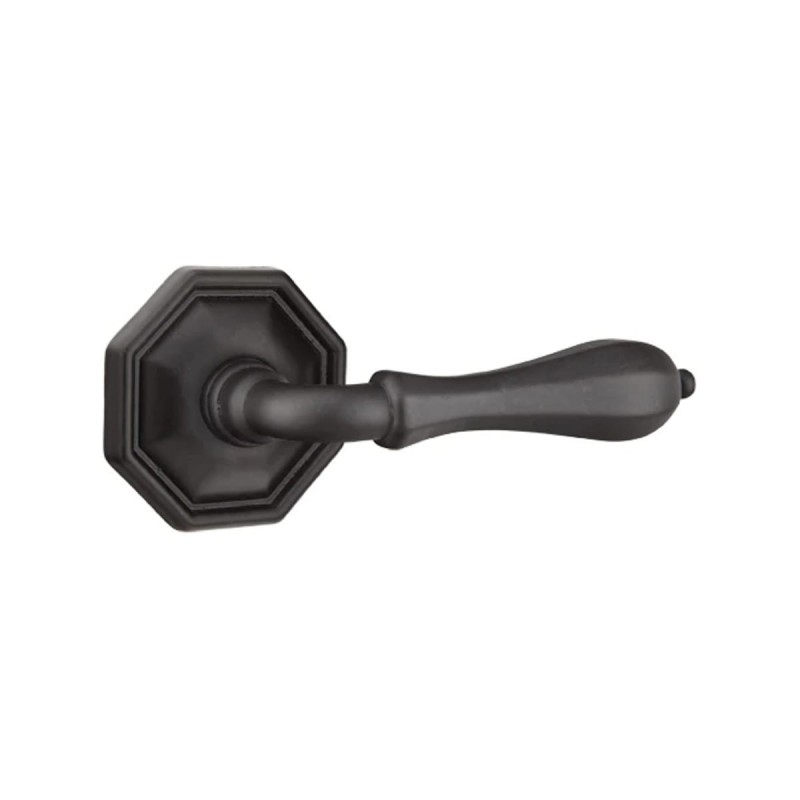 Emtek Octagon Lever with Style 15 Rosette