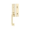 Emtek Hercules Smooth Monolithic Brass Entrance Handleset
