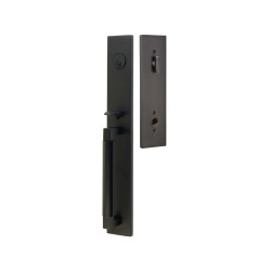 Emtek Hercules Smooth Full Length Brass Entrance Handleset