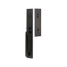 Emtek Hercules Smooth Full Length Brass Entrance Handleset