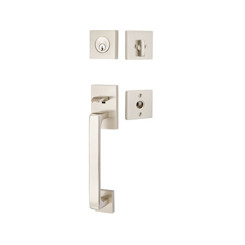 Emtek Baden Brass Entrance Handleset