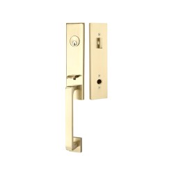 Emtek Davos Brass Entrance Handleset