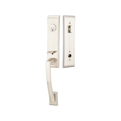 Emtek Apollo Brass Entrance Handleset