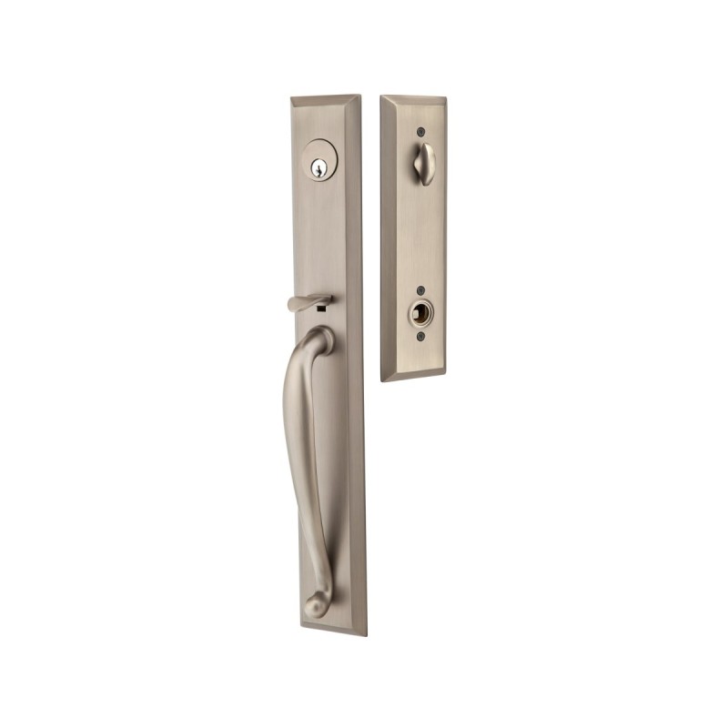 Emtek Jefferson Brass Entrance Handleset