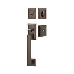 Emtek Hamden Brass Entrance Handleset