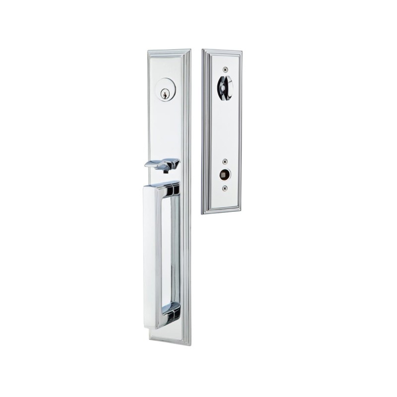 Emtek Melrose Brass Entrance Handleset
