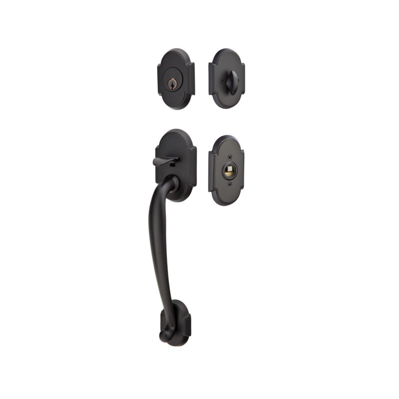 Emtek Nashville Brass Entrance Handleset