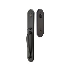Emtek Wilmington Brass Entrance Handleset