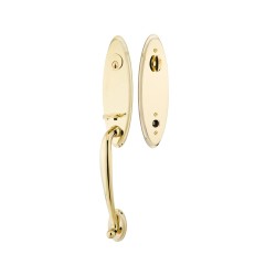 Emtek Marietta Brass Entrance Handleset