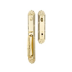 Emtek Imperial Brass Entrance Handleset
