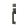 Emtek Hercules Smooth Sectional Brass Entrance Handleset