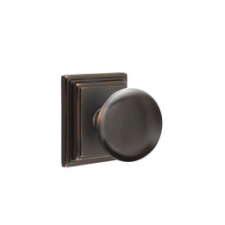Emtek Providence Knob with Wilshire Rosette