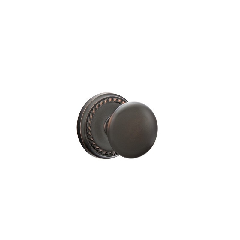 Emtek Providence Knob with Rope Rosette