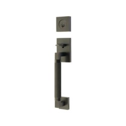 Emtek Hercules Knurled Sectional Entry Handleset