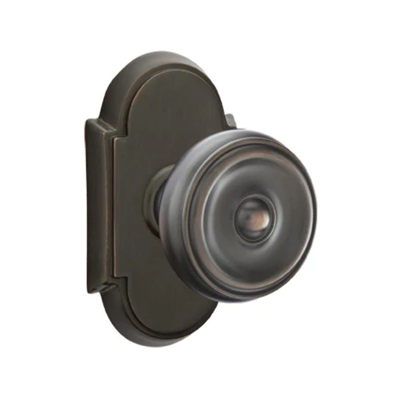 Emtek Waverly Knob with Style 8 Rosette