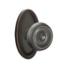 Emtek Waverly Knob with Oval Rosette