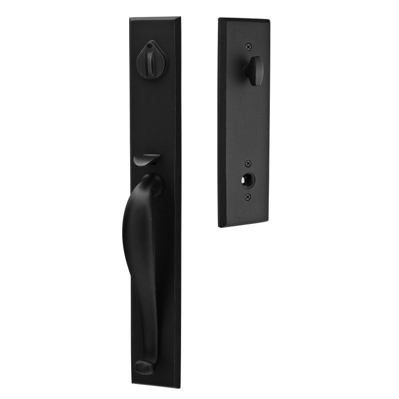 Emtek Rectangular Full Length Entry Handleset