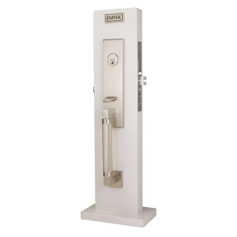 Emtek Hercules Knurled Monolithic Mortise Entry Set