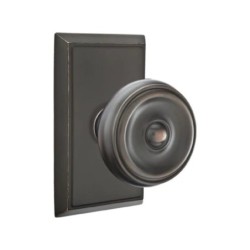 Emtek Waverly Knob with Rectangular Rosette