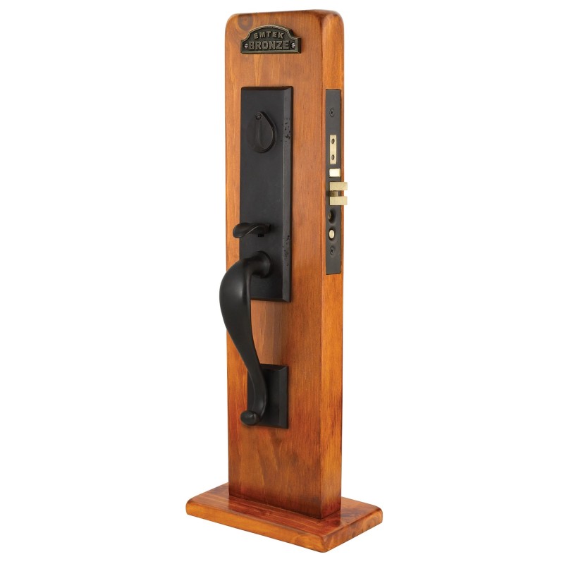 Emtek Rectangular Monolithic Mortise Entry Set