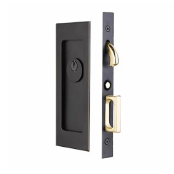 Emtek Modern Rectangular Pocket Door Mortise Handle