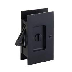 Emtek Modern Rectangular Privacy Pocket Door Handle